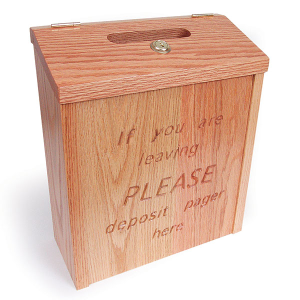 Paging Accessories Pager Net Wooden Drop Box